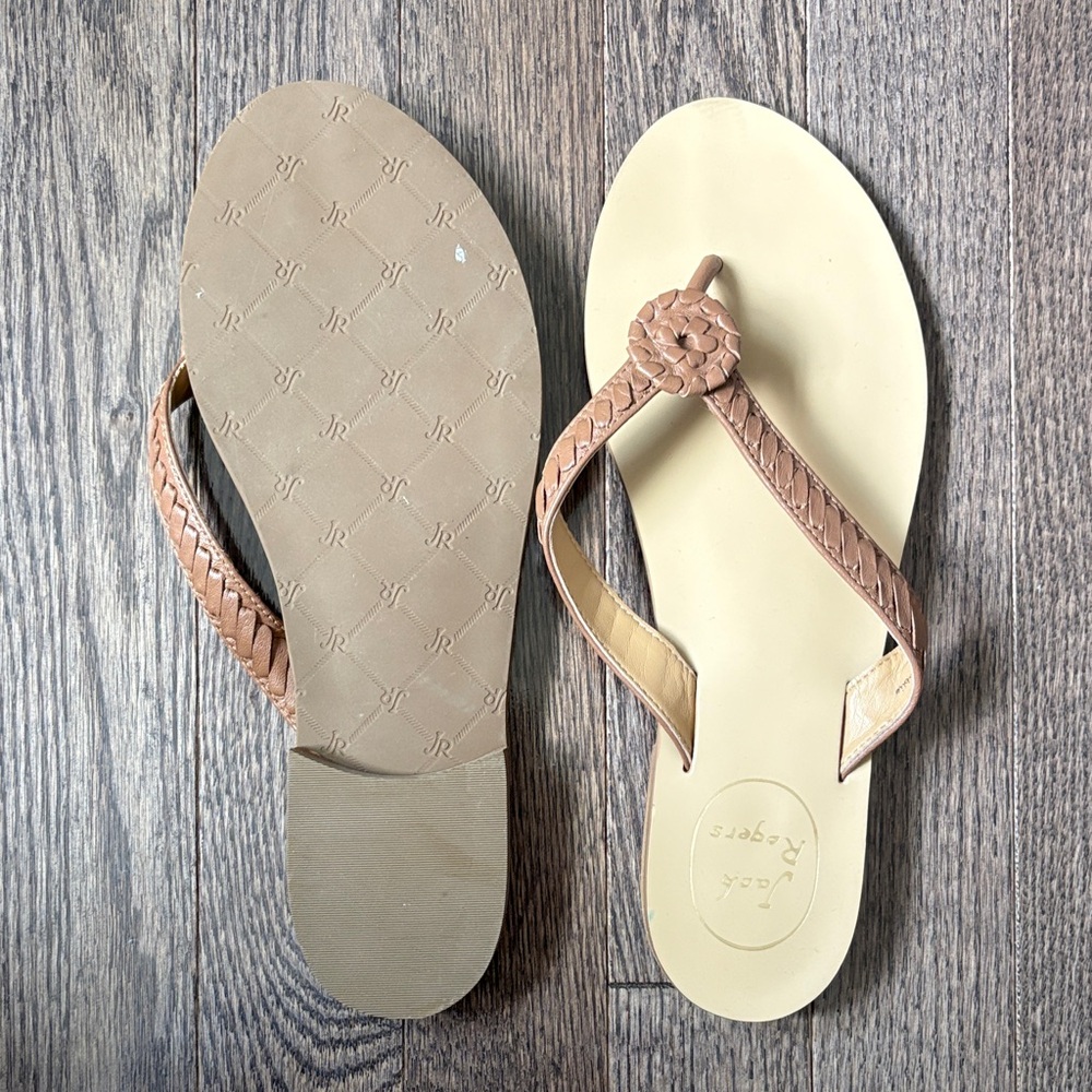 Jack Rogers Women's Braided Tan Sandals